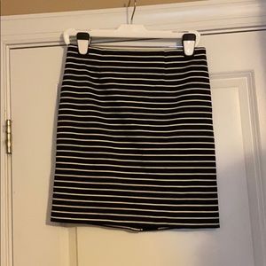 NWOT striped ponte knit pencil skirt
